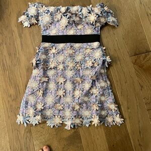 Self-Portrait floral mini dress